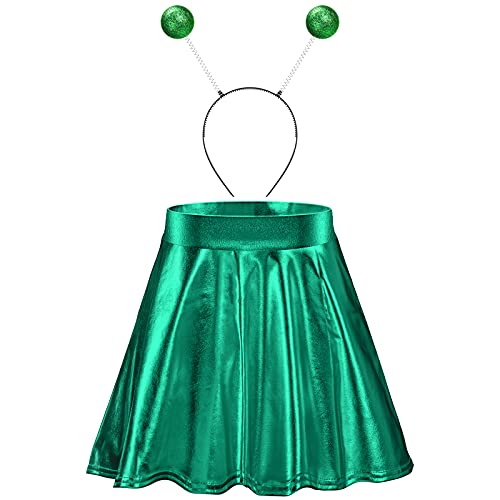 Jupe patineuse Halloween verte XL kit costume complet pour éviter le manque d'idée