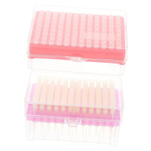 CHILDWEET 2 Boxes Pipette Tips Lab Microchemical Experiment Labs Pipettor Tip Experiment Supplies Lab Pipette Laboratory Supplies Lab Single Pipettors Transfer Pipettes Tips Plastic