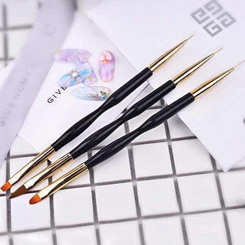 Fulinjoy DUAL END NAIL DRAWING PEN 3PCS 3 Pcs Nail Drawing Pen thumb #2