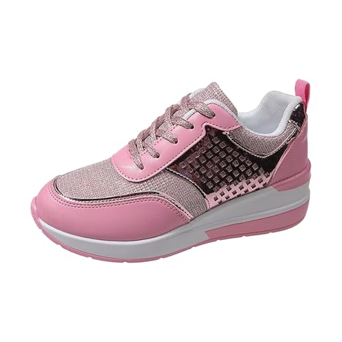 Zapatos Rave para mujer, zapatos deportivos de lentejuelas, suela gruesa, zapatos para correr, carnaval, ocio, elegantes, zapatos de fiesta, zapatos festivos, zapatillas de senderismo y zapatillas
