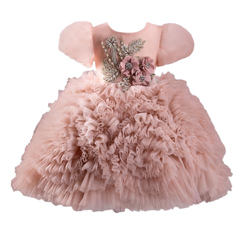 Pageant Dresses for Girls Sequin Nail Bead Round Neck Lotus Leaf Sleeve Sequin Sheer Front Back Long Short Group