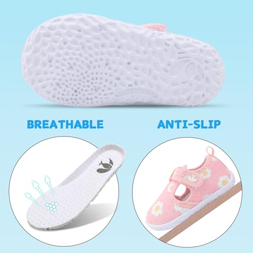Image of FEETCITY Baby Boys Girls Water Sport Shoes Barefoot Kids Aqua Socks Quick-Dry Beach Swim Pool Shoes