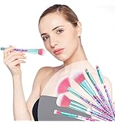 Make-up Pinsel Set mit Reisetasche, HyAiderTech Make Up Eyeliner Blush Kosmetik Pinsel Make-Up Pi...