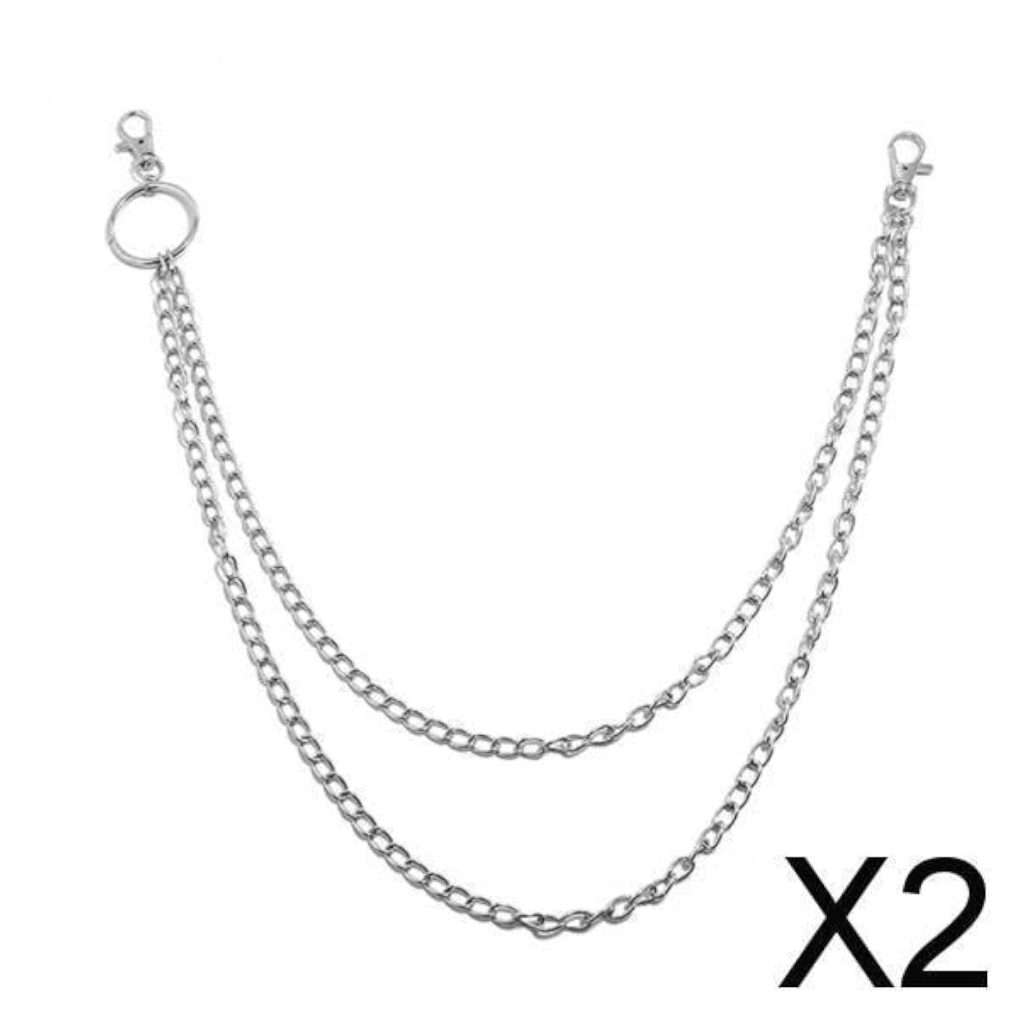 Men's Hip Hop Punk Metal Ring Trouser Chain