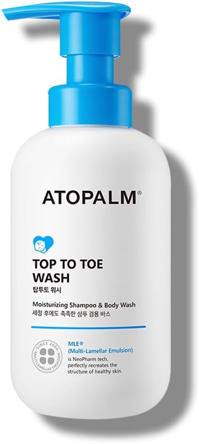 Top to Toe Baby Wash & Shampoo, Sulfate-Free, pH Balanced, Head to Toe Bath, 10.1 Fl Oz, 300ml