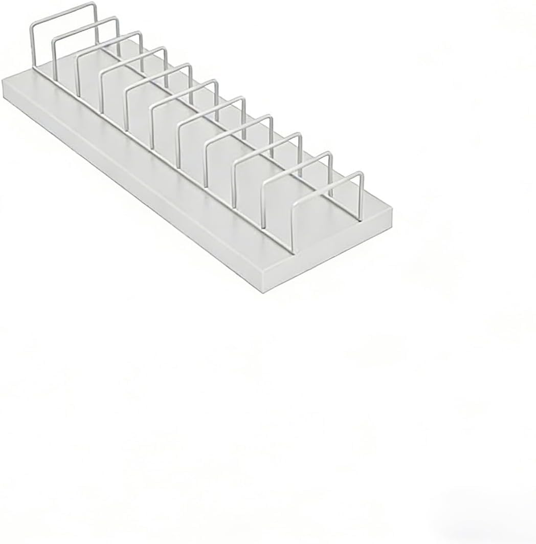 XAZLBIW Flooring Sample Display Rack Heavy-Duty Steel Holder for Tile & Marble Slabs Versatile Ceramic Stand Retail Showroom White 6x13in / 16x35cm