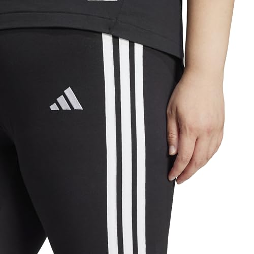 Mallas Essentials Cotton adidas tallas grandes evitan rozaduras y transparencias en mujeres 4