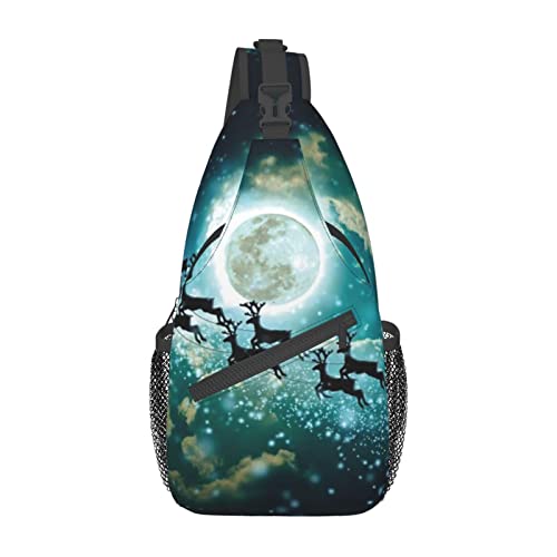 Sac de randonnée pingouins de Noël bandoulière mixte camping cyclisme hiver