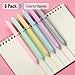 Mr. Pen- Retractable Gel Pens, 6 Pack, Color Ink Gel Pens Fine Point, Pastel Colors, 0.7mm, Back to School Supplies
