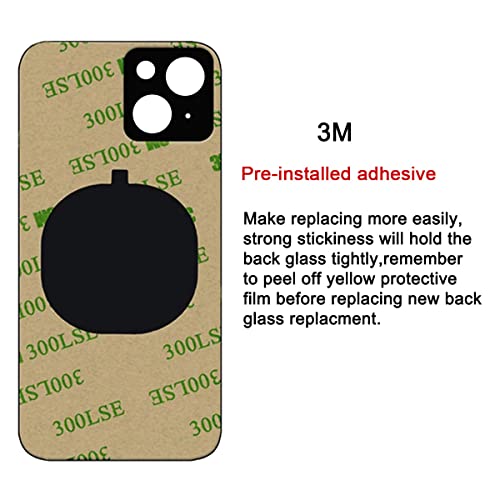Perzework OEM Rear Back Glass Replacement for iPhone 13 mini 5.4 inches (Blue) with Reparing Toolkit by Perzework - Image 4