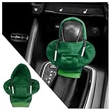 YGDMD Car Gear Shift Cover,Cute Gear Shift Knob Cover with Fashionable Mini People Design,Universal Gears Shifts Hoodie for Most Car Gears Shifts Levers Cars Interior Accessories (Green)