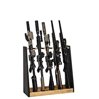 Amazon.co.jp: WOOD WORKS 日本製 ライフルスタンド 5丁掛 (ブラウン