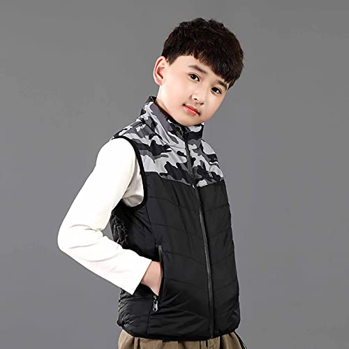 Chaleco calefactor negro para ropa calefactable de invierno con ajuste de 160cm 7