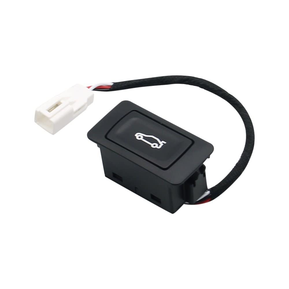 serrure de coffre hayon Bouton de réinitialisation automatique pour coffre de voiture pour Audi Q3 Q5 Q7 interrupteur de hayon, intérieur(Without cable)