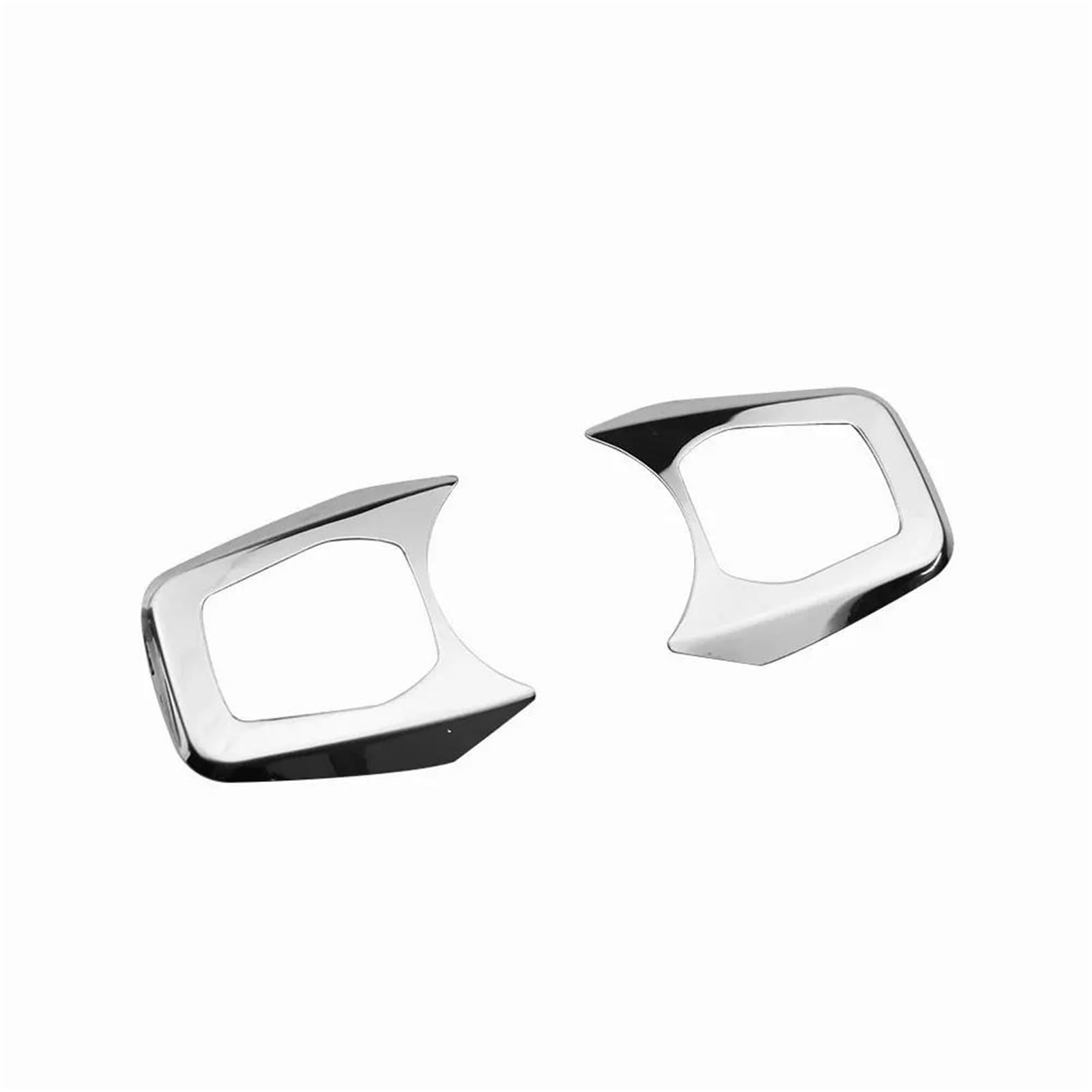 Interior Styling Cover Reading Lights Decorative Cover Stickers for Ford for Focus 3 MK3 for Kuga for Escape for Mondeo for Everest(Stainless 2pcs)