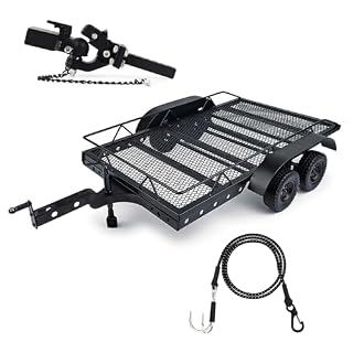 AMK remorque RC 1/10 tout métal en kit avec attelage