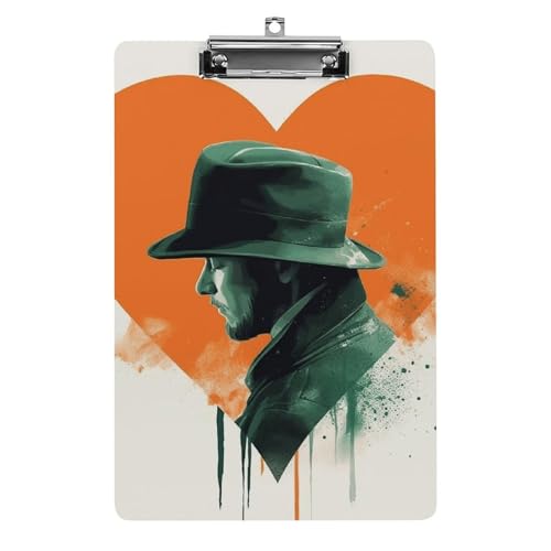 Porte-bloc coloré en acrylique rigide pour écrire sans support et ranger vos notes