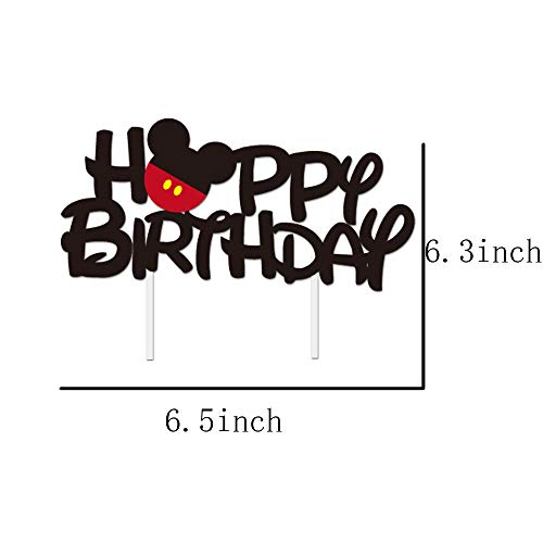 Gmakceder Mickey Birthday Cake Topper For Mickey Birthday Party Cake Decoration #TOP1
