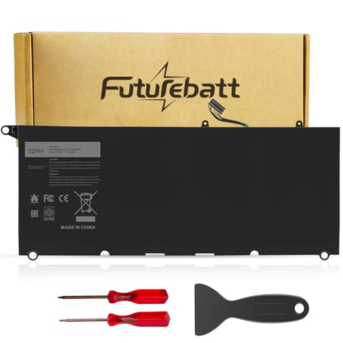 Futurebatt JD25G Battery Replacement for Dell XPS 13 9350 JHXPY JHXPY53 5K9CP 05K9CP 090V7W XPS13D-9343-1708 13D-9343-3708 13-9350-D1508G 13-9350-350 13-9350-D1608 13-9350