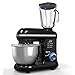 Dcg Km1302N Impastatrice Planetaria con Frullatore Nero Vintage 1200W 4.5 Litri