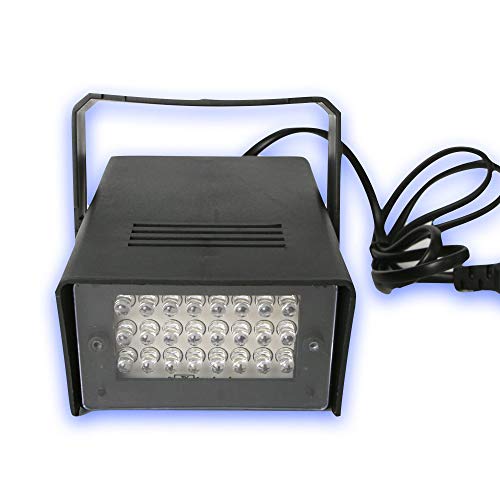 Led Blue Strobe Lights Dance Flash Strobe Lights Adjustable Speed Control Stage Light With Super Bright 24 Leds Flash Party Lighting Best For Christmas Clubs Effect Dj Disco Bars Parties Halloween #TOP7