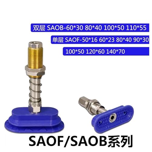 Ventosa de succión industrial de silicona resistente para manipulación automatizada 7