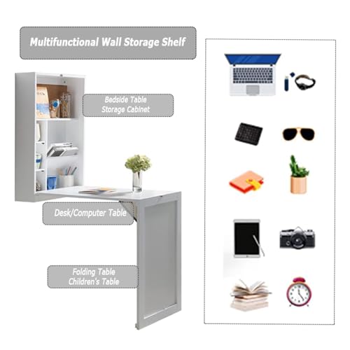 Bureau d'ordinateur multifonction mural avec tableau pour studio