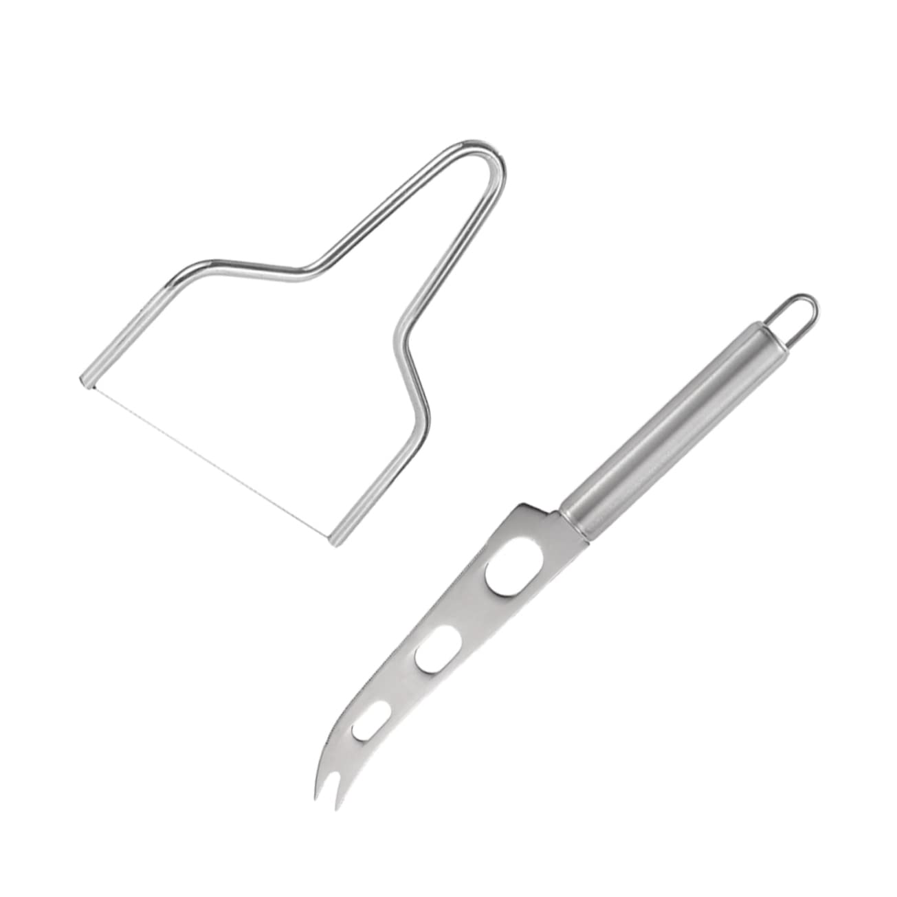 GLEAVI 1 Set Stainless Steel Combined Cheese Butter Cutter Set Slicer Knife for Effortless Cheese Cutting and Spreading Lightweight Easy to Clean Kitchen Essential