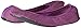 Sidekicks Foldable Ballet Flats with Carrying Case, Purple, Large
