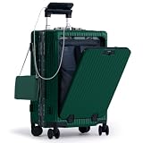 Nobl Travel Carry on Luggage, Zipperless Aluminum Frame, TSA Locks