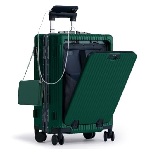 Zipperless Hard Shell Carry-On Suitcase