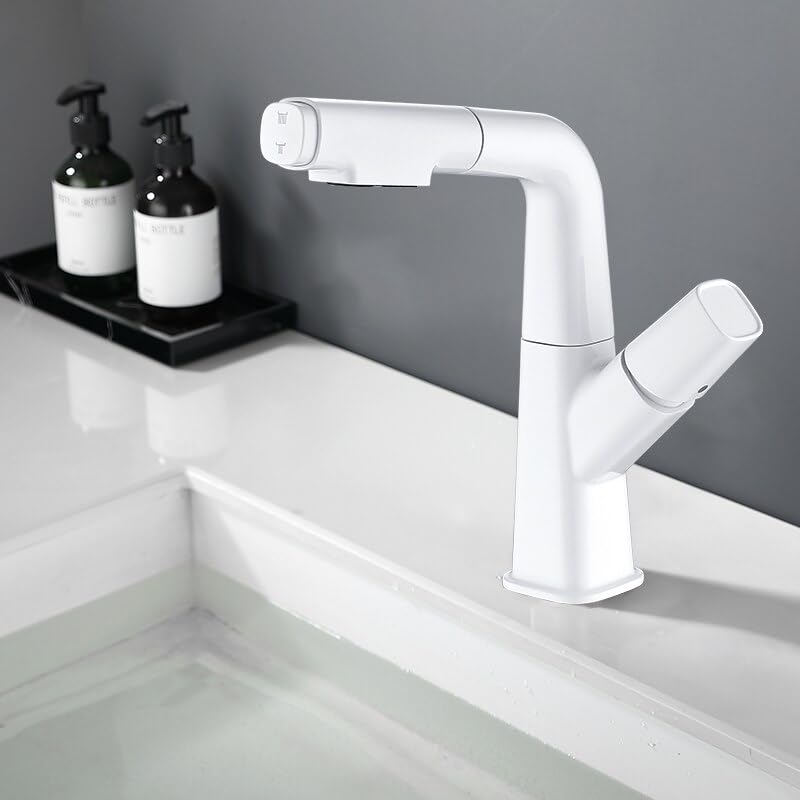 Mitigeur de salle de bain haut de gamme SLT213-W au fini épuré moderne