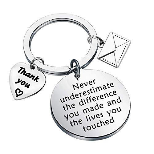 AKTAP Postman Keychain Mail Carrier Jewelry Never Underestimate The Different You Made and The Lives...