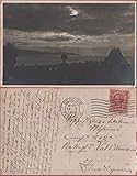  Cartolina - Notturno sul mar Ligure. Viaggiata 1916