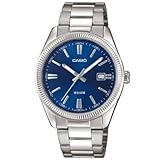 Casio Orologio Analogico Quarzo Uomo con Cinturino in Acciaio Inox MTP-1302PD-2AVEF