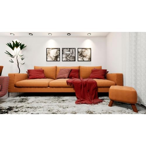 Tecido Para Sofá e Estofado Linho Monza 23 Cambraia Caramelo - Largura 1,40m Monza-23