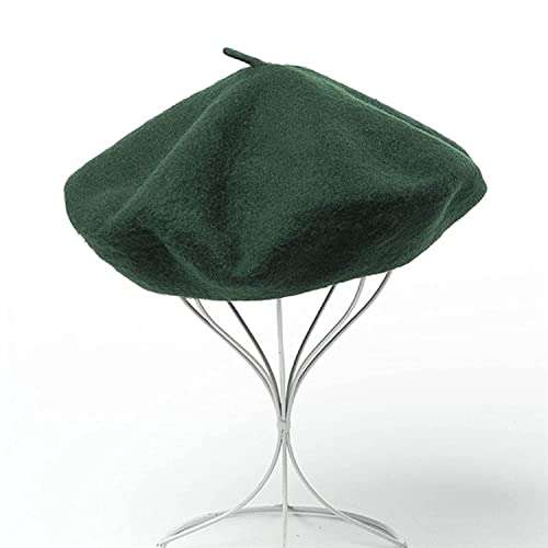 Image of Yaksa Unisex Wool Blend French Artist Beret Caps for Women & Men