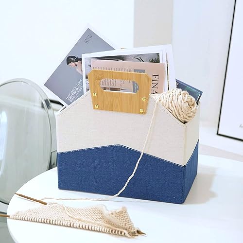 Neateam Porte-revues pliable avec poignée, porte-revues, porte-journaux, porte-documents, organiseur pour la maison ou le bureau – vue 3