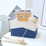 Magazine Holder, Foldable Magazine Rack Floor with Handle Sturdy Magazine Organizer Stand Large Magazine File Holder Stylish Newspaper Book Basket for Home Decor Living Rome Office Storage - Image 3