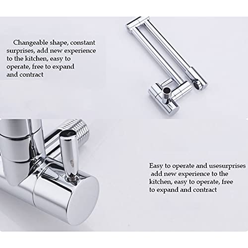 Robinet extensible avec double bras pivotant pour grand confort - 6