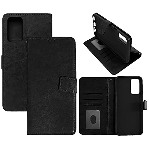 Image of Flip Cover Compatible with Realme X7 Max 5G / Realme GT 5G | Premium Leather Finish | Inbuilt Pockets & Stand | Flip Cover Back Case for Realme X7 Max 5G / Realme GT 5G (Black)