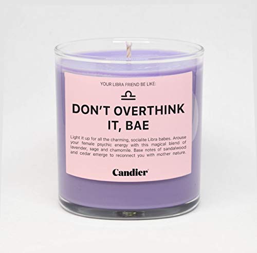 Ryan Porter Soy Wax Candles - Hand Poured Scented Candles of Fantastic Fragrances - Glass Jar Candles with Inspirational Quotes - Decorative & Romantic Gift, Libra Candle