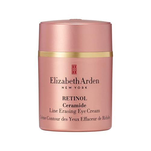 Elizabeth Arden - Retinol Ceramide, Tratamiento de Noche para Contorno de Ojos con Retinol y Ceramidas, Alisa e Ilumina, Mirada con Aspecto Más Joven, Crema Ligera, para Todo Tipo de Piel - 15 ml