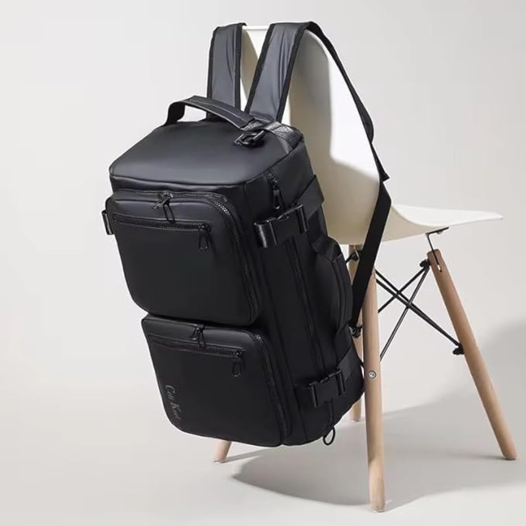 Multipurpose Travel Backpack for Men, 35L, Black