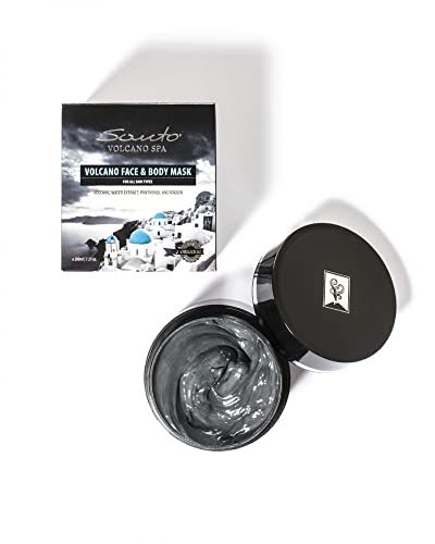 Santo Volcano Face & Body Mask 200 ml, 200 ml (Pack of 1)