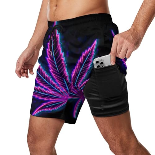 Mens Big & Tall Swim Trunks Board Shorts Essentials Beachwear Quick Dry