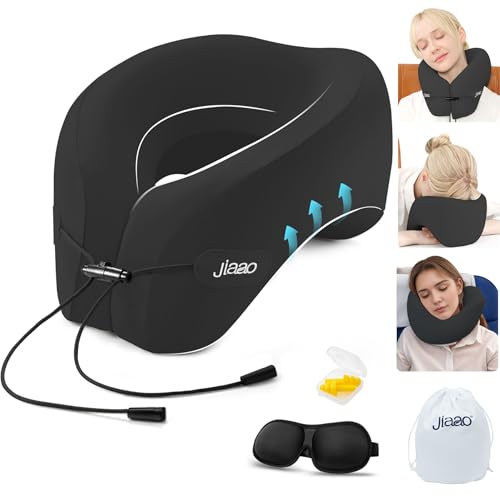Jiaao Airplane Neck Pillow 2025 Memory Foam Travel Support