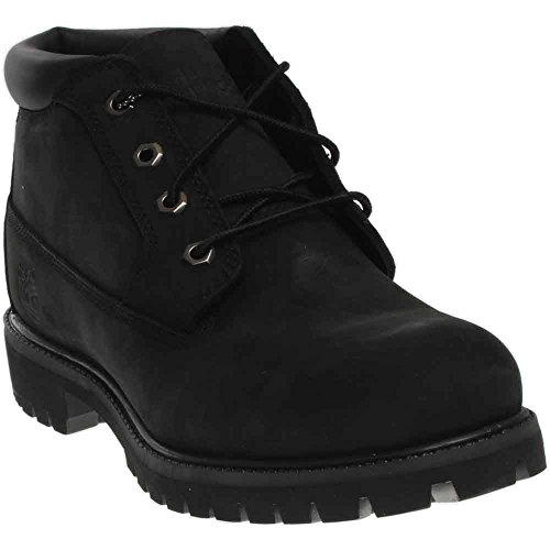 Timberland Men's Premium WP Chukka Newman, Black, 8.5 M US