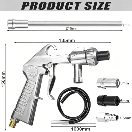 EUMAYES Multi-Nozzle Sandblaster Gun