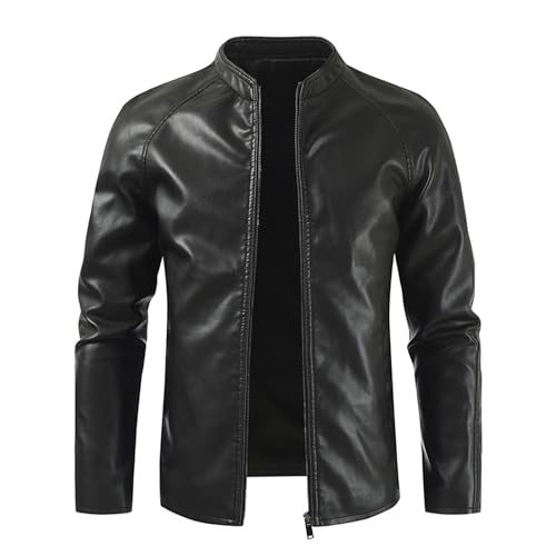 Tipo di manica:manica lunga Giubbotto Pelle Uomo Giacca Di Pelle Uomo Giubbotto Vera Invernale Giacchetto Giubbotti In In Di Invernale Giacca Jacket Chiodo Nero Giubotto Ecopelle Moto Leather Jacket Men Jeans Jeans Aviatore Moto